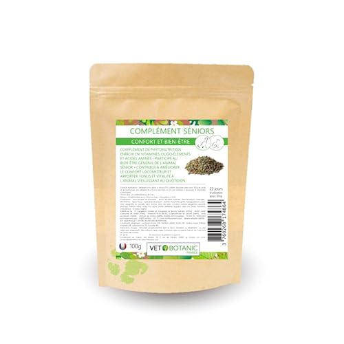 Seniorenfutter für Hunde und Katzen, Komfort und Vitalität, 100 g Seniorenfutter für Hunde und Katzen, Komfort und Vitalität, 100 g von VET BOTANIC
