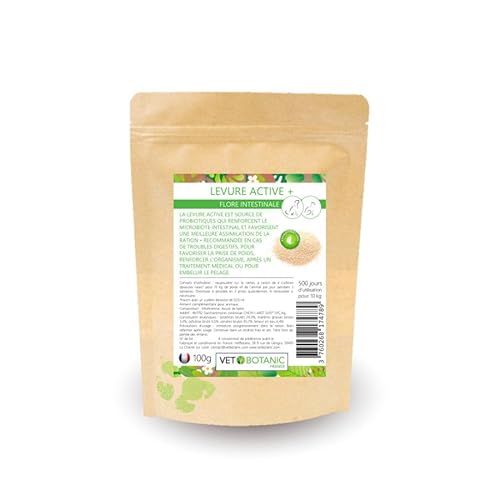 Vetbotanic Aktivhefe – Probiotikum für Hunde und Katzen, 100 g von VET BOTANIC