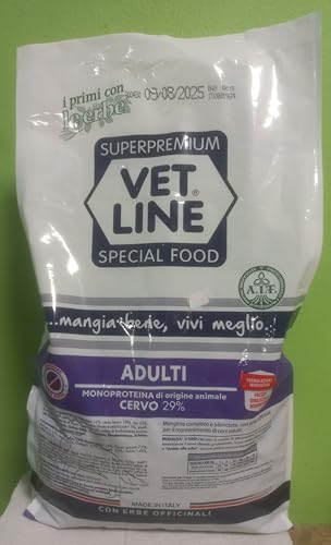 CROCCHETTE VET LINE ADULTI CERVO. 3KG von VET LINE