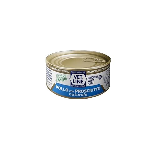 vetline Katze Nasses Huhn mit Naturschinken 70 gr vetline Katze Nasses Huhn mit Naturschinken 70 gr von VET LINE
