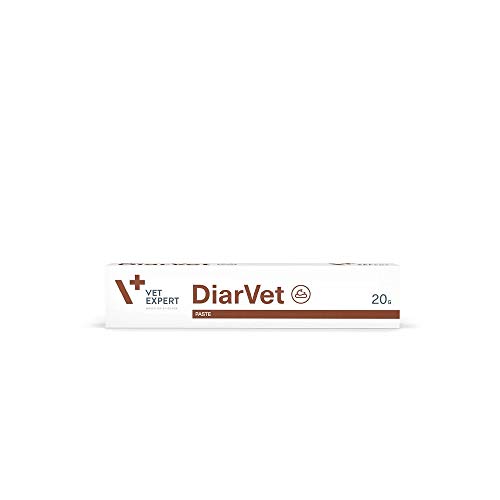 VetExpert DiarVet Paste | 20ml | Ergänzungsfuttermittel für Hunde und Katzen | Unterstützend bei anhaltendem oder schwerem Durchfall | Besteht aus einem mineralischen Probiotikum von VetExpert