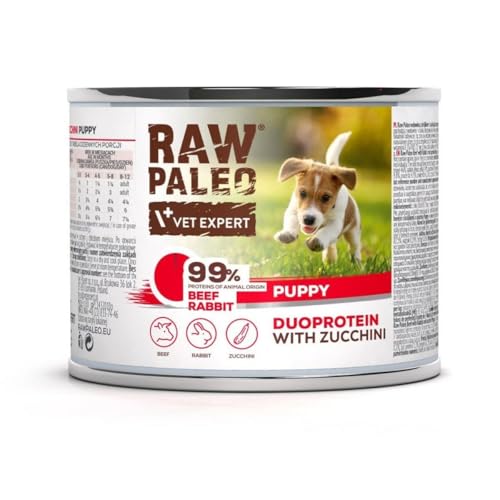 VETEXPERT Raw Paleo Duoprotein Beef & Rabbit Puppy Rindfleisch 200g - Marke: VETEXPERT - EAN: 5902414212060 von VETEXPERT