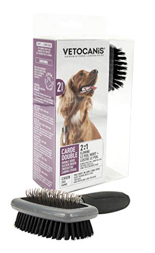 Vetocanis Fellpflegebürste für kleine Hunde, mit ergonomischem Griff Vetocanis Fellpflegebürste für kleine Hunde, mit ergonomischem Griff von VETOCANIS