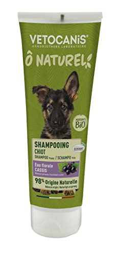 Vetocanis - Ô Naturel – Shampoo für Welpen für den täglichen Gebrauch, natürlich & vegan, mit Duft für Hunde mit Bio-Johannisbeer-Blütenwasser – 98% Inhaltsstoffe natürlichen Ursprungs – 250 ml Vetocanis - Ô Naturel – Shampoo für Welpen für den täglichen Gebrauch, natürlich & vegan, mit Duft für Hunde mit Bio-Johannisbeer-Blütenwasser – 98% Inhaltsstoffe natürlichen Ursprungs – 250 ml von VETOCANIS