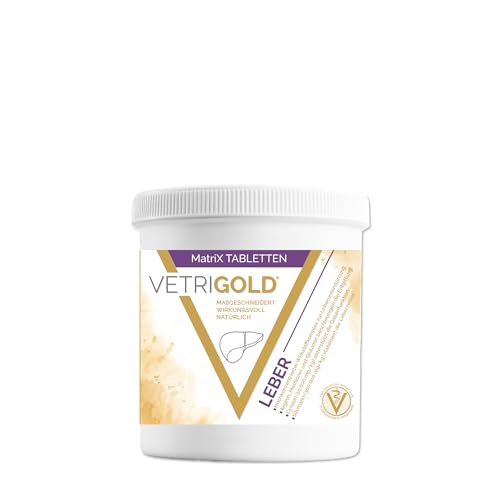 VETRIGOLD Matrix Leber, Ergänzungsfuttermittel für Pferde, Mariendistel- und Artischockenextrakt, 250g | Tabletten ohne Getreide und Zuckerzusatz VETRIGOLD Matrix Leber, Ergänzungsfuttermittel für Pferde, Mariendistel- und Artischockenextrakt, 250g | Tabletten ohne Getreide und Zuckerzusatz von VETRIGOLD