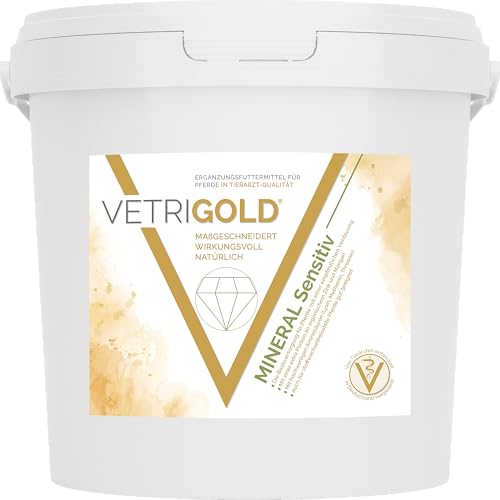 VETRIGOLD Mineral Stoffwechsel - Mineralfutter (Pellet) für stoffwechselbelastete Pferde (5 kg (Eimer)) von VETRIGOLD