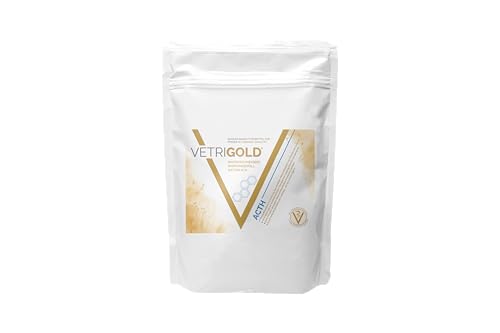 VETRIGOLD - VETRIGOLD ACTH (3,0 kg Pellet)- Mineralfutter für Pferde mit Cushing - PPID | hoher Kräuteranteil - mit Mönchspfeffer | mit Vitalpilzen | nur 25 Gramm täglich von VETRIGOLD