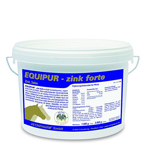 Vetripharm Equipur zink forte 3 kg Eimer von Equipur