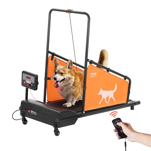 VEVOR Hundelaufband für mittelgroße Hunde bis 90 kg, elektrisches Hundelaufgerät mit 3 verstellbaren Rampen, Indoor-Laufband für Haustiere mit LCD-Bildschirm, Dog Pacer-Laufband für Training VEVOR Hundelaufband für mittelgroße Hunde bis 90 kg, elektrisches Hundelaufgerät mit 3 verstellbaren Rampen, Indoor-Laufband für Haustiere mit LCD-Bildschirm, Dog Pacer-Laufband für Training von VEVOR