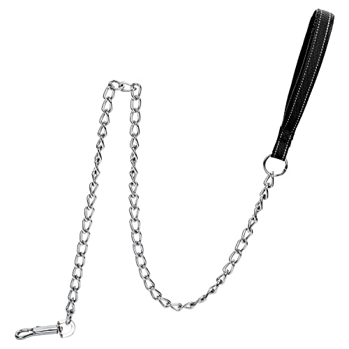 VFM/Crufts Reflective Chain Lead, 1.2m, Black von VFM e-Store