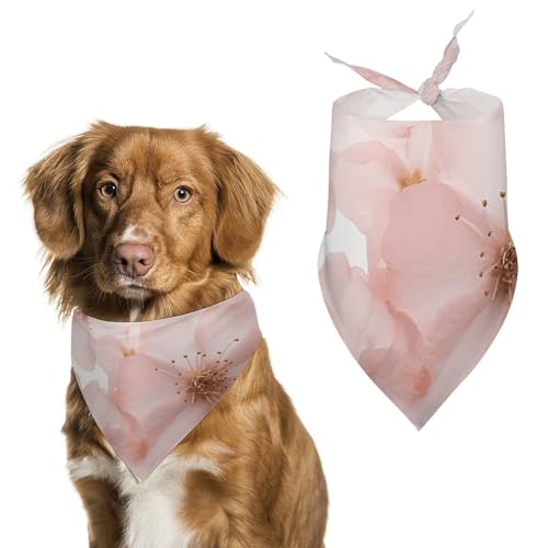Hundehalstuch, Dreieckstuch mit Blumenbildern, waschbar, Polyester, niedliches Haustier-Bandana für mittelgroße und große Hunde, Welpen und Katzen Hundehalstuch, Dreieckstuch mit Blumenbildern, waschbar, Polyester, niedliches Haustier-Bandana für mittelgroße und große Hunde, Welpen und Katzen von VFMKT