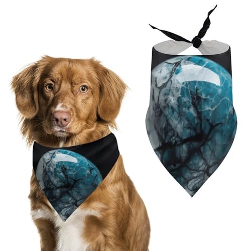 Hundehalstuch, dreieckig, waschbar, Polyester, niedliches Haustier-Bandana für mittelgroße und große Hunde, Welpen und Katzen, Weiß Hundehalstuch, dreieckig, waschbar, Polyester, niedliches Haustier-Bandana für mittelgroße und große Hunde, Welpen und Katzen, Weiß von VFMKT