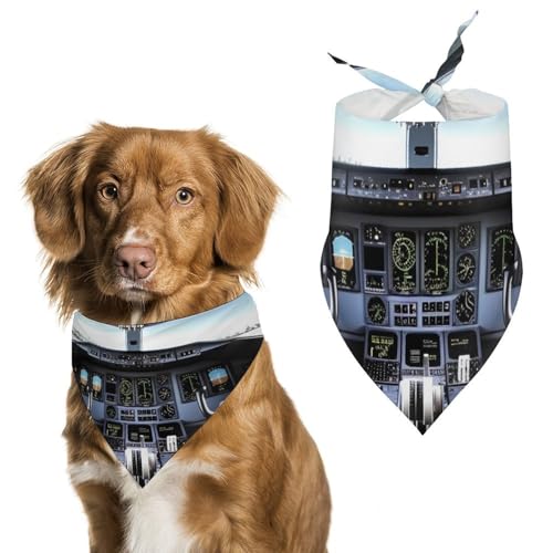 Hundehalstuch, dreieckig, waschbar, Polyester, niedliches Haustier-Bandana für mittelgroße und große Hunde, Welpen und Katzen Hundehalstuch, dreieckig, waschbar, Polyester, niedliches Haustier-Bandana für mittelgroße und große Hunde, Welpen und Katzen von VFMKT