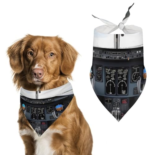 Hundehalstuch, dreieckig, waschbar, Polyester, niedliches Haustier-Bandana für mittelgroße und große Hunde, Welpen und Katzen Hundehalstuch, dreieckig, waschbar, Polyester, niedliches Haustier-Bandana für mittelgroße und große Hunde, Welpen und Katzen von VFMKT