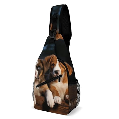 VFMKT Tragetasche für Welpen, Hunde, Haustiere, Tiere, wasserdicht, leicht, Crossbody-Brusttasche, lässig, Reisen, Wandern, Tagesrucksack für Damen und Herren, Stil, 38 x 20 cm VFMKT Tragetasche für Welpen, Hunde, Haustiere, Tiere, wasserdicht, leicht, Crossbody-Brusttasche, lässig, Reisen, Wandern, Tagesrucksack für Damen und Herren, Stil, 38 x 20 cm von VFMKT