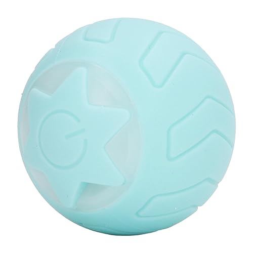VGEBY Spielball für Katzen und Hunde, automatischer Rollball, ABS-Spielzeug und interaktiver Ball aus Silikon für Katzen mit Sound, Blau VGEBY Spielball für Katzen und Hunde, automatischer Rollball, ABS-Spielzeug und interaktiver Ball aus Silikon für Katzen mit Sound, Blau von VGEBY