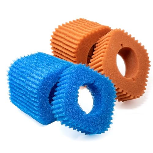 VIALIA 7er Set Filterschwämme für Oase FiltoClear 16000, 4X Blaue grobe und 3X rote feine Schwämme, ideale Passform 24 x 24 x 7 cm, Ersatzteile für kristallklares Teichwasser VIALIA 7er Set Filterschwämme für Oase FiltoClear 16000, 4X Blaue grobe und 3X rote feine Schwämme, ideale Passform 24 x 24 x 7 cm, Ersatzteile für kristallklares Teichwasser von VIALIA