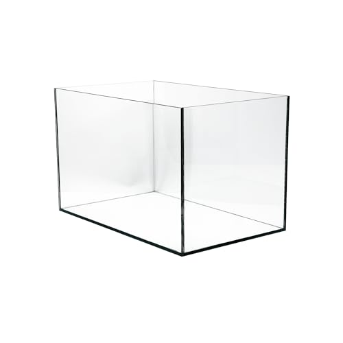 VIALIA Aquarium rechteckig 40x25x25 cm, 25 Liter, Glasbecken für Fische und Wasserpflanzen, Aquarium Becken stoßfest von VIALIA