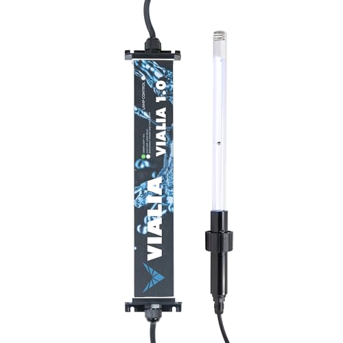 VIALIA Tauch-UV-C 1.0 Tauchstrahler, Teichklärer mit 80 Watt Amalgam, UV-C Lampe mit Funktions LED zur Säuberung und Pflege des Teichs VIALIA Tauch-UV-C 1.0 Tauchstrahler, Teichklärer mit 80 Watt Amalgam, UV-C Lampe mit Funktions LED zur Säuberung und Pflege des Teichs von VIALIA
