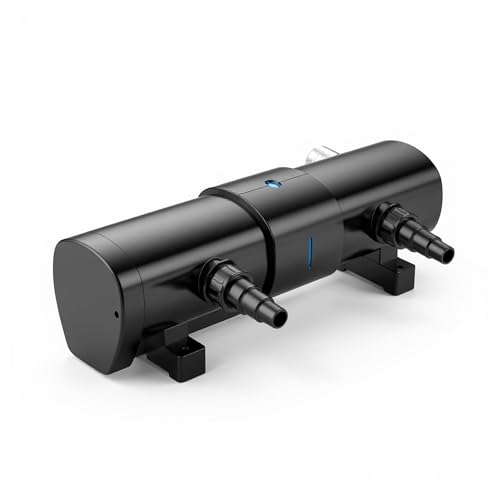 VIALIA UVC Klärer CUV-2110, 110 Watt UV-Lampe für klares Wasser, Teichklärer mit 4 Anschlüssen, Algenvernichter für Gartenteich, Pool und Aquarium VIALIA UVC Klärer CUV-2110, 110 Watt UV-Lampe für klares Wasser, Teichklärer mit 4 Anschlüssen, Algenvernichter für Gartenteich, Pool und Aquarium von VIALIA