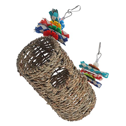 1Satz Hängendes Papageienspielzeug Lustige Vogel Schaukel aus Hochwertigem Material und Ansprechend für Wellensittiche und Papageien Fördert und Spielverhalten 1Satz Hängendes Papageienspielzeug Lustige Vogel Schaukel aus Hochwertigem Material und Ansprechend für Wellensittiche und Papageien Fördert und Spielverhalten von VICASKY