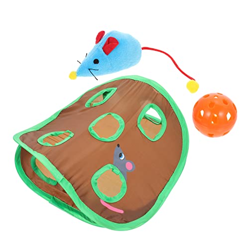 1Satz Interaktives Katzenspielzeug mit Löchern Design Langlebig und Sicher und Trainieren Innenräumen Fördert die Gesundheit Wohlbefinden Ihrer 1Satz Interaktives Katzenspielzeug mit Löchern Design Langlebig und Sicher und Trainieren Innenräumen Fördert die Gesundheit Wohlbefinden Ihrer von VICASKY