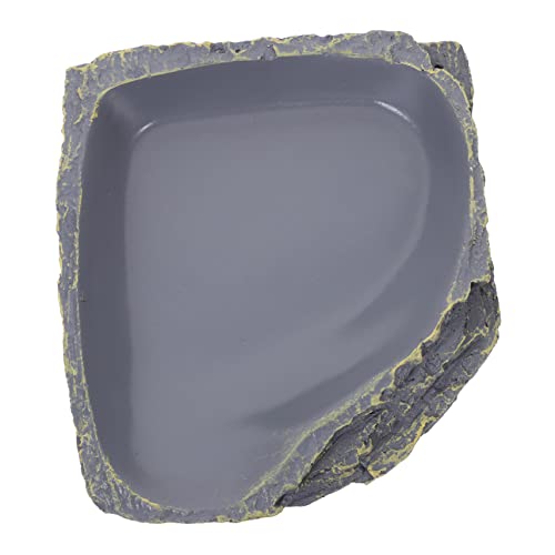 1Stück Reptilien Futternapf aus Strapazierfähigem Resin Futter und Wasserschale für Schildkröten Eidechsen und Geckos Natürliches Design zu Reinigen 1Stück Reptilien Futternapf aus Strapazierfähigem Resin Futter und Wasserschale für Schildkröten Eidechsen und Geckos Natürliches Design zu Reinigen von VICASKY
