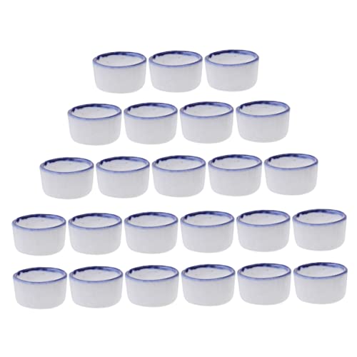 24Stücke Mini Pet Wasserschüsseln für Reptilien und Spinnen Kleine Wasserschalen für Terrarien Langlebig für Sichere Fütterung und Trinkumgebung von VICASKY