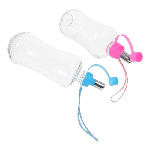 2Stücke Hundewasserflasche Leckproof für Reisen Outdoor Katzen Kleintiere Haken für Einfache Befestigung 2Stücke Hundewasserflasche Leckproof für Reisen Outdoor Katzen Kleintiere Haken für Einfache Befestigung von VICASKY