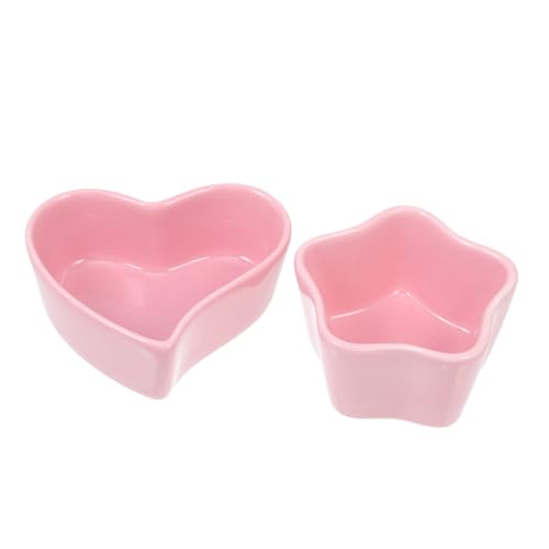 2Stücke Keramik Futternapf für Kleine Nagetiere Design für Hamster Meerschweinchen Rutschfester Basis zu Reinigen 2Stücke Keramik Futternapf für Kleine Nagetiere Design für Hamster Meerschweinchen Rutschfester Basis zu Reinigen von VICASKY