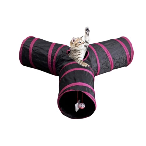 Faltbarer Tiertunnel für Katzen Meerschweinchen und Spieltunnel aus Hochwertigem Material und Knisterspielzeug Faltbarer Tiertunnel für Katzen Meerschweinchen und Spieltunnel aus Hochwertigem Material und Knisterspielzeug von VICASKY