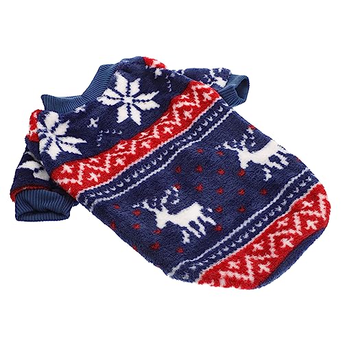 Festliche Hundekleidung für Weihnachten Gemütlicher Weihnachts Pullover für Haustiere Süßes Cosplay Outfit mit Rentier Design Festliche Hundekleidung für Weihnachten Gemütlicher Weihnachts Pullover für Haustiere Süßes Cosplay Outfit mit Rentier Design von VICASKY
