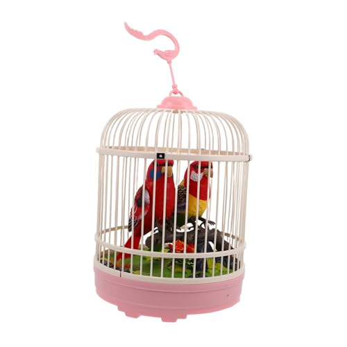 Geräuschaktiviertes Vogelkäfigspielzeug mit Realistischen Singvögeln Interaktives Sich Bewegendes für Heimdekoration und Fördert Kreativität und Spielvergnügen Geräuschaktiviertes Vogelkäfigspielzeug mit Realistischen Singvögeln Interaktives Sich Bewegendes für Heimdekoration und Fördert Kreativität und Spielvergnügen von VICASKY