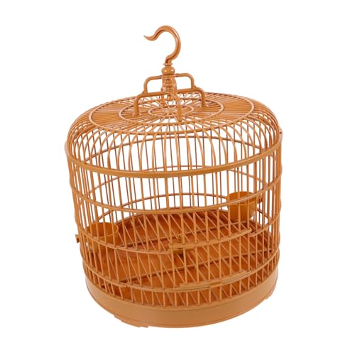 VICASKY Hängender Vogelkäfig Aus Rund Papageienkäfig Für Kleine Vögel Sicher Und Langlebig Für Außenbereiche Und Innenräume von VICASKY