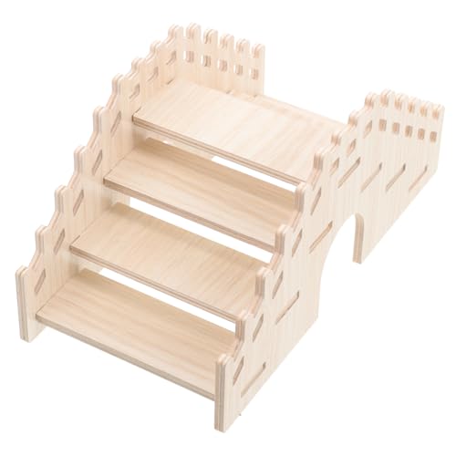 Kleintier Holzleiter für Hamster und Nager Multifunktionale Kletterbrücke für Gesunde Bewegung und Spaß im Käfig zu Reinigen und Platzsparend Kleintier Holzleiter für Hamster und Nager Multifunktionale Kletterbrücke für Gesunde Bewegung und Spaß im Käfig zu Reinigen und Platzsparend von VICASKY