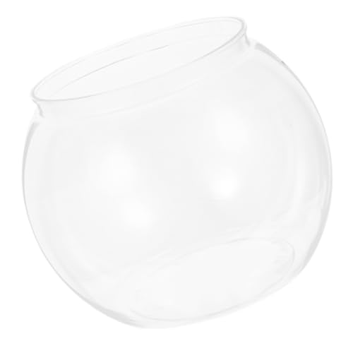 Runder Transparenter Kunststofffischtank für Goldfische Kleines Bruchsicheres Desktop Aquarium für Home Dekoration für Beobachtung Ihrer Aquarienbewohner Runder Transparenter Kunststofffischtank für Goldfische Kleines Bruchsicheres Desktop Aquarium für Home Dekoration für Beobachtung Ihrer Aquarienbewohner von VICASKY