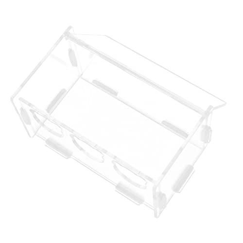 VICASKY Rutin Hühnerfutterbox Aus Acryl Transparente Futterstation Für Kleine Tiere Praktische Futterstelle Für Hamster Vögel Und Andere Haustiere Einfach Zu Reinigen Und Langlebig VICASKY Rutin Hühnerfutterbox Aus Acryl Transparente Futterstation Für Kleine Tiere Praktische Futterstelle Für Hamster Vögel Und Andere Haustiere Einfach Zu Reinigen Und Langlebig von VICASKY
