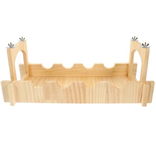 VICASKY 1 Satz Holzbrücke für Kleintiere Hängematte für Hamster Meerschweinchen und Andere Haustiere Leicht und Langlebig für Käfige und Spielplätze von VICASKY