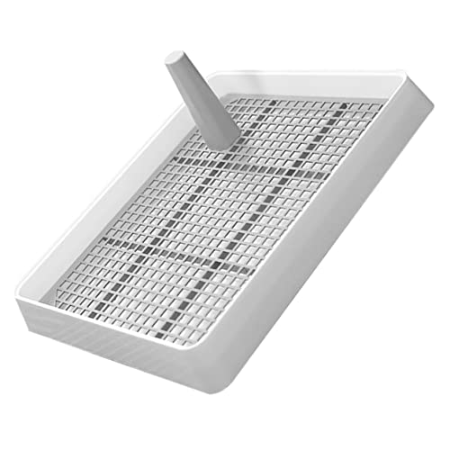 VICASKY Hundetoilette für Welpen Indoor Haustiertoilette aus PP Trainingsunterlage Leicht und Langlebig mit Säulendesign für Sicheres Urinieren VICASKY Hundetoilette für Welpen Indoor Haustiertoilette aus PP Trainingsunterlage Leicht und Langlebig mit Säulendesign für Sicheres Urinieren von VICASKY