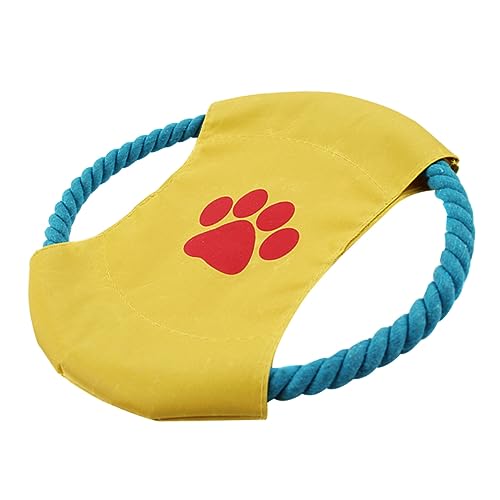 VICASKY 1 Stück Hunde Flying Disc Bissfestes Trainingsspielzeug für Retriever und Samoyed Leicht und Tragbar für Drinnen und Draußen Farbe Zufällig Zufällige Farbe Zufällige Farbe von VICASKY