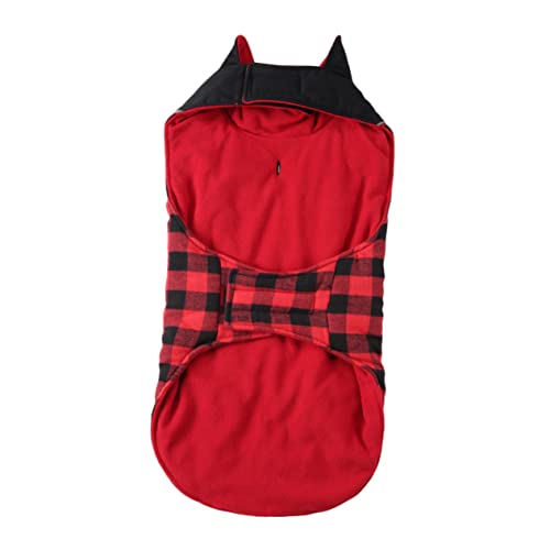 VICASKY 1 Stück Hunde Winterjacke für Große Hunde wasserdichte Reflektierende Hundebekleidung für Weihnachtsfeiern und Outdoor Aktivitäten VICASKY 1 Stück Hunde Winterjacke für Große Hunde wasserdichte Reflektierende Hundebekleidung für Weihnachtsfeiern und Outdoor Aktivitäten von VICASKY