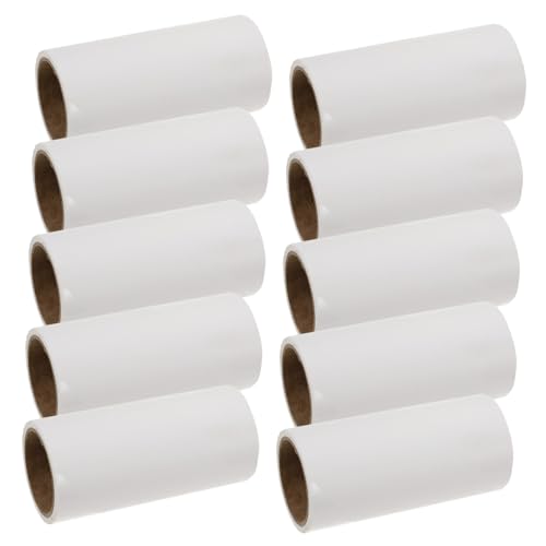 VICASKY 10 Stück Klebefusselroller Nachfüllrollen Extra Klebrig Ersatzrollen für Tierhaare und Wiederverwendbare Fusselrolle Nachfüllung für Kleidung Teppiche Haustierhaarentferner VICASKY 10 Stück Klebefusselroller Nachfüllrollen Extra Klebrig Ersatzrollen für Tierhaare und Wiederverwendbare Fusselrolle Nachfüllung für Kleidung Teppiche Haustierhaarentferner von VICASKY