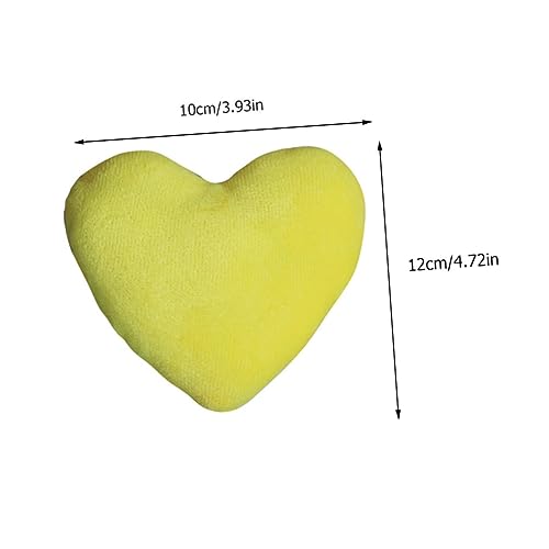 VICASKY 10stücke Plüsch Love Heart Hundespielzeug Zum Kauen Und Zerren Haustier Molar Spielzeug Für Beißübung Und Langzeitunterhaltung Sanft Und Sicher Für Hunde von VICASKY