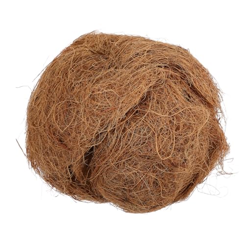 VICASKY 100g Nistmaterial Für Pflanzgefäße Vogelnest-fasereinlagen Aus Kokosfaser Geeignet Für Kleintiere Und Vögel Als Nesteinlagen Für Pflanzkörbe Und Vogelnester Verwendet von VICASKY