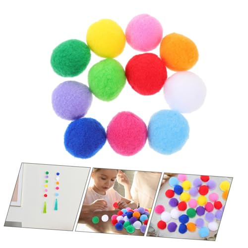 VICASKY 100stücke Pompons Flauschige Bälle Zum Basteln Dekorationen Für DIY-projekte Partys Schulprojekte Und Zusätze von VICASKY