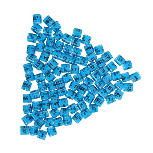 VICASKY 100stücke Taubenfußringe Aus Aluminium-Kunststoff Leuchtende Farben Praktisch Für Brieftauben Und Andere Vogelzucht Zur Identifizierung Und Markierung VICASKY 100stücke Taubenfußringe Aus Aluminium-Kunststoff Leuchtende Farben Praktisch Für Brieftauben Und Andere Vogelzucht Zur Identifizierung Und Markierung von VICASKY