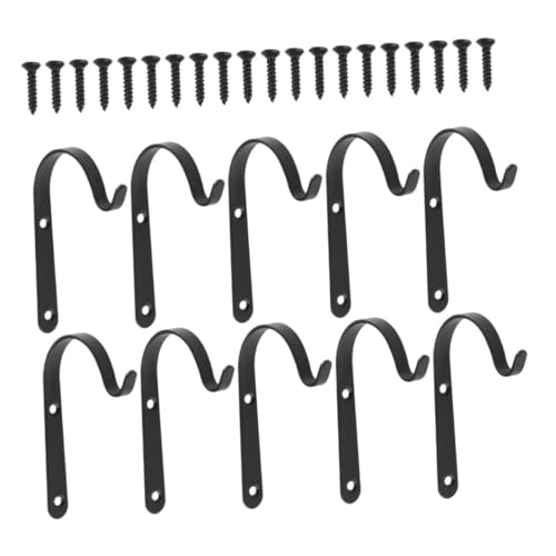 VICASKY 10Sätze Hängende Pflanzenhalterung Mit Stabilen Haken Für Garten Und Innenräume Für Blumentöpfe Vogelhäuschen Und Dekoration von VICASKY