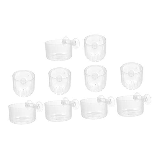VICASKY 10Stücke Acryl Wasserpflanztöpfe Mit Saugnäpfen Aquariumpflanzenhalter Für Fischtanks Für Wasserpflanzen Und Aquarien Dekoration VICASKY 10Stücke Acryl Wasserpflanztöpfe Mit Saugnäpfen Aquariumpflanzenhalter Für Fischtanks Für Wasserpflanzen Und Aquarien Dekoration von VICASKY