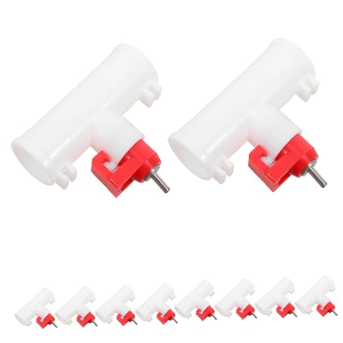 VICASKY 10Stücke Automatische Geflügeltränke Mit Ventil DIY Hühner Wasserspender Für Hühner Gänse Und Andere Geflügel Effiziente Trinklösung Für Stall von VICASKY