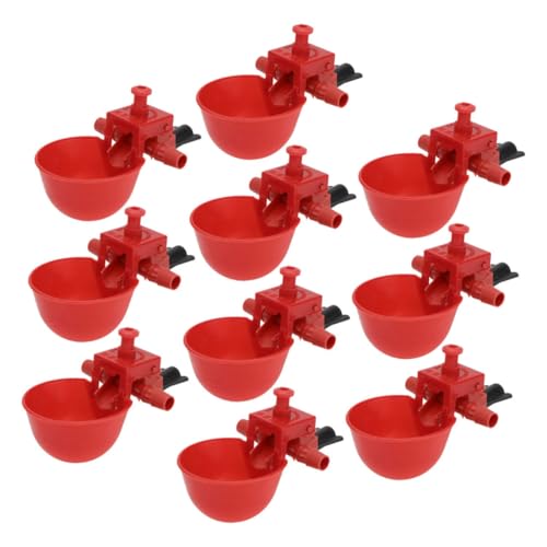 VICASKY 10Stücke Automatische Taubentränke Wasserspender für Praktische Füllung für Küken und Geflügel für Papageien und Tauben Langlebig Bedienen VICASKY 10Stücke Automatische Taubentränke Wasserspender für Praktische Füllung für Küken und Geflügel für Papageien und Tauben Langlebig Bedienen von VICASKY